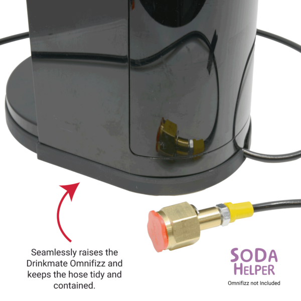 CO2 hose adapter and riser base kit for the Drinkmate Omnifizz - Image 6